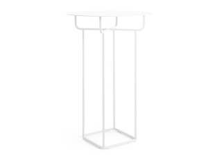 Высокий круглый алюминиевый стол с порошковым покрытием