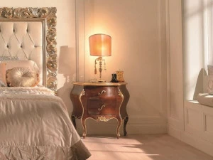 SCAPPINI & C Круглая прикроватная тумбочка из дерева с ящиками 35th anniversary 2082