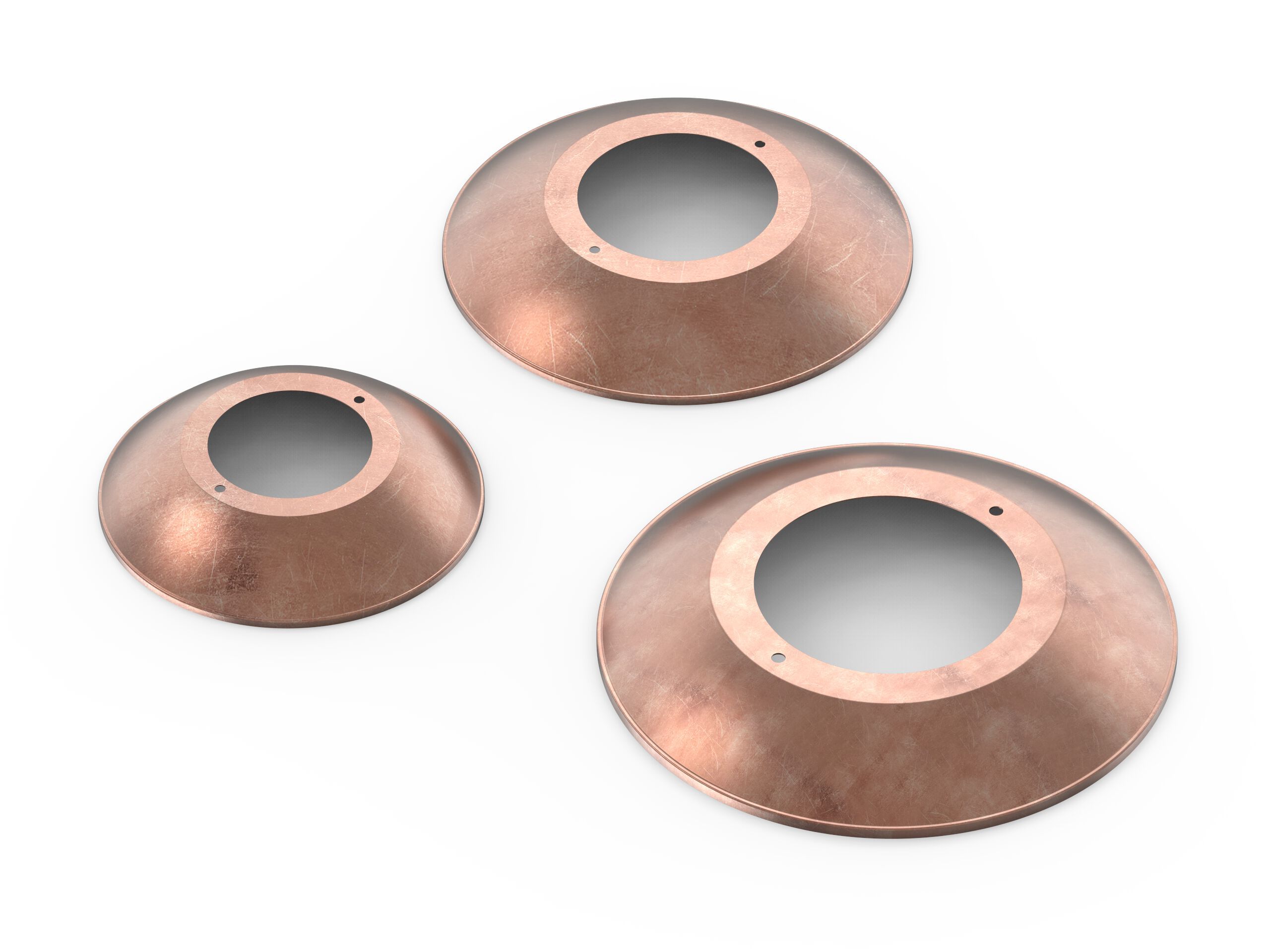 Медный алюминиевый подвесной светильник Genuit медь ARCH-00017253 - Вид №3