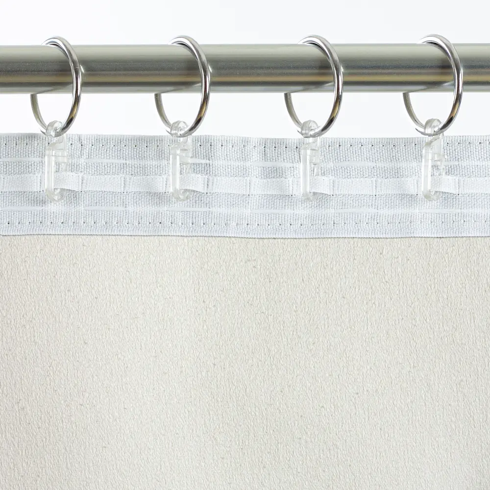 Штора MIAMOZA Букле молочная 200x280 см с ленточным креплением 89427073 STLM-1583649 - Вид №3