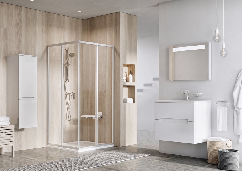 SRV2-100 S белый+Гpапе Ravak 14VA0102ZG - Вид №1