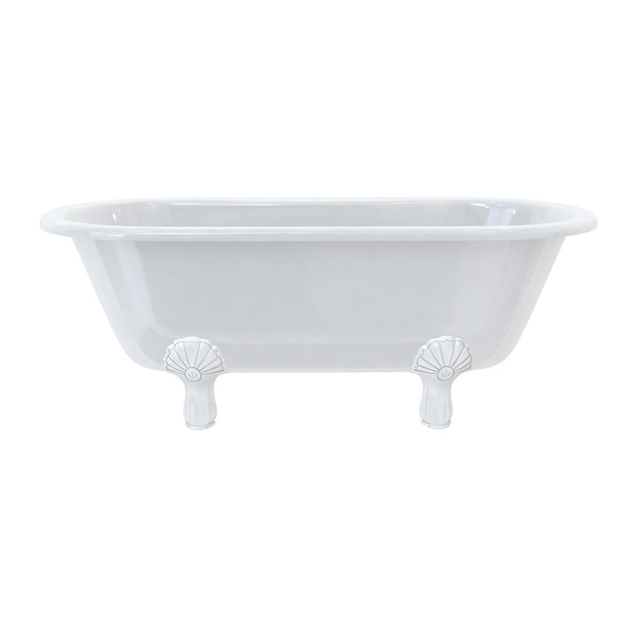 Burlington Двухсторонняя ванна Windsor 170 см с роскошными ножками с ножками Luxury Arc из хрома E3 L2C  - Вид №5
