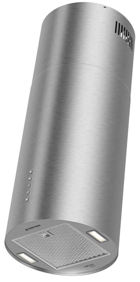 9202544 Вытяжка островная Meferi TUBE35IX ISLA ULTRA серебристый STDN-0065348 - Вид №2