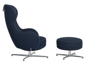 Вращающееся кресло с высокой спинкой