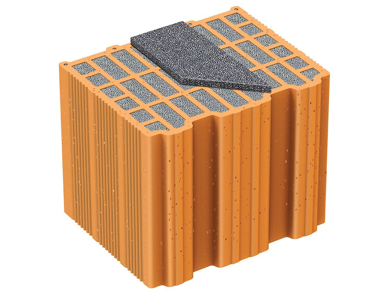 Теплоизоляционный кирпичный блок Fornaci Laterizi Danesi Normablok Plus ARCH-00053006 - Вид №1