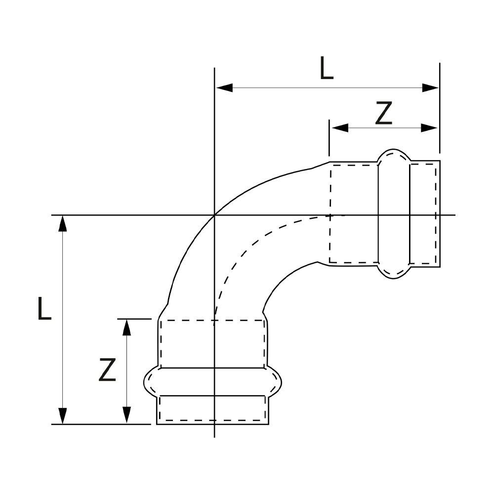 PS50020150000 Отводы Tece  - Вид №1