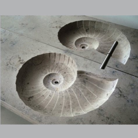 46060 Подвесная раковина настенная овальная Bagno Sasso  белая  - Вид №3