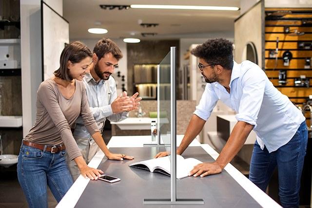 NOVELLINI Барьер Parafiato из алюминия и стекла для стойки Besafe sun-id-1425825 - Вид №9