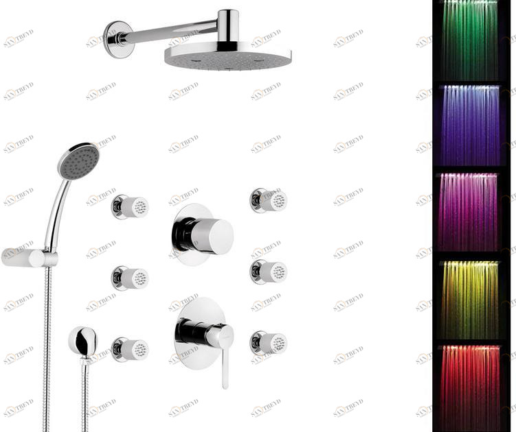 Комплект для оздоровительного душа Cromoterapia 17t-l1 Santreyd