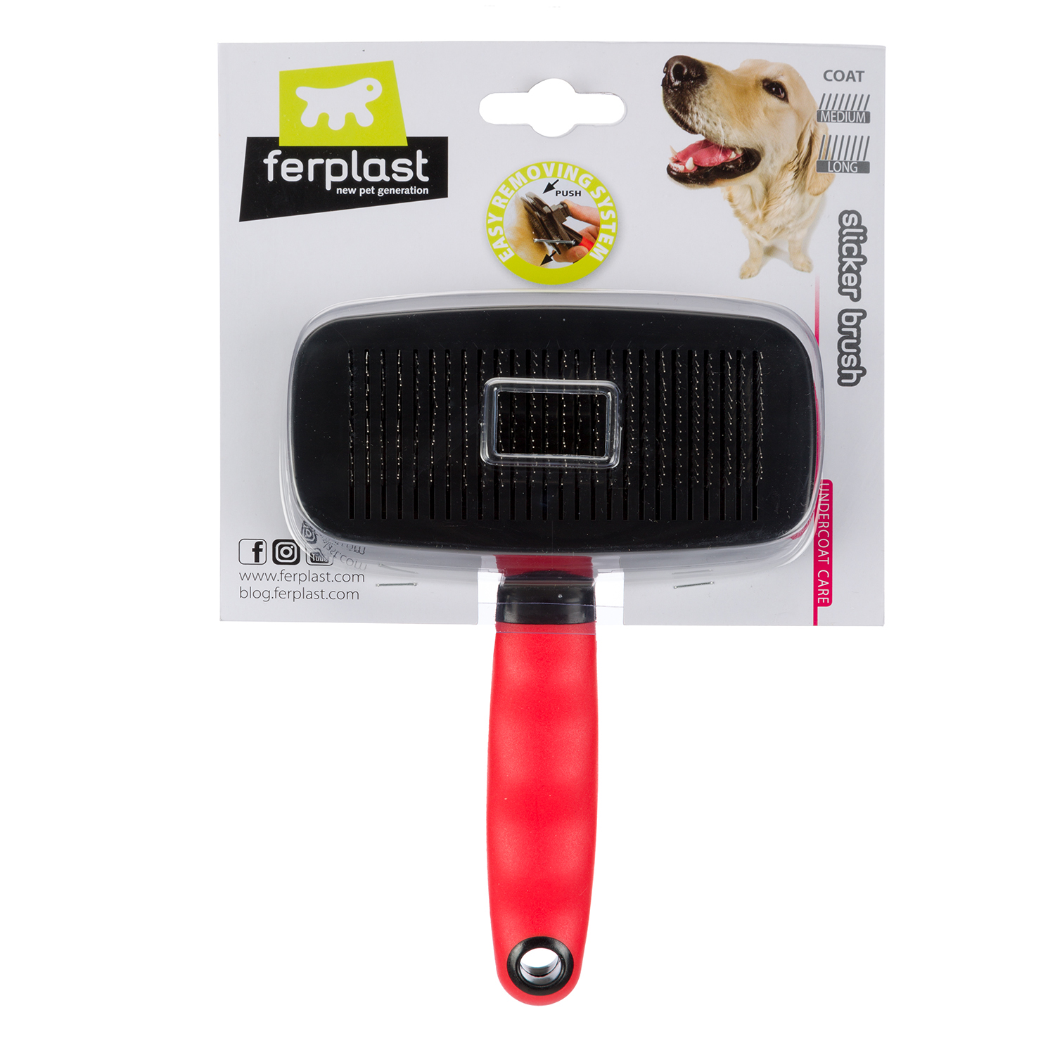 Т0045684 Щетка-пуходерка Gro 5956 самоочищающаяся большая FERPLAST  - Вид №1