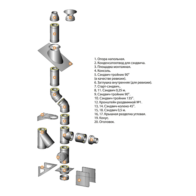 Стартовый адаптер Ferrum Ф180х280 (430/0,5мм) FD16180N4FF - Вид №1