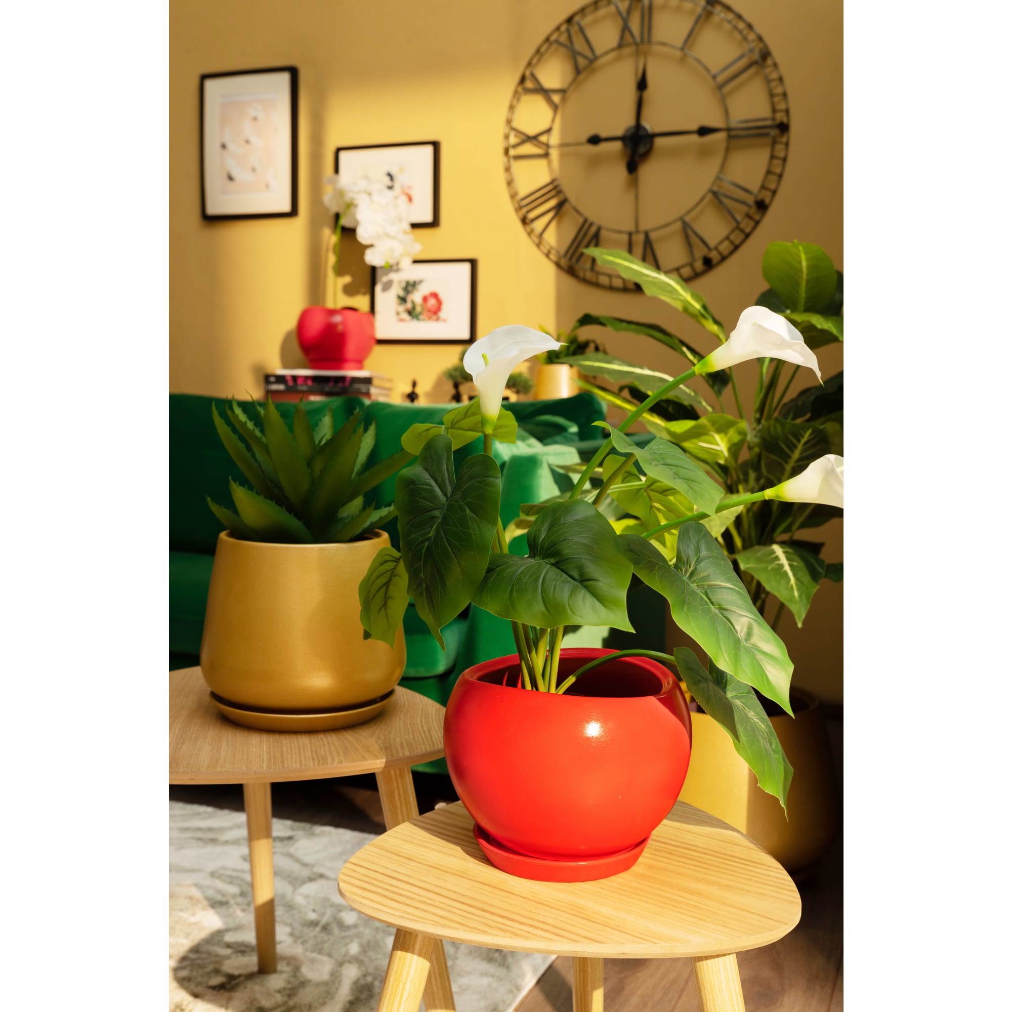 81932588 Горшок цветочный ø20 h18 см v3.5 л керамика красный Адель Santreyd - Вид №4