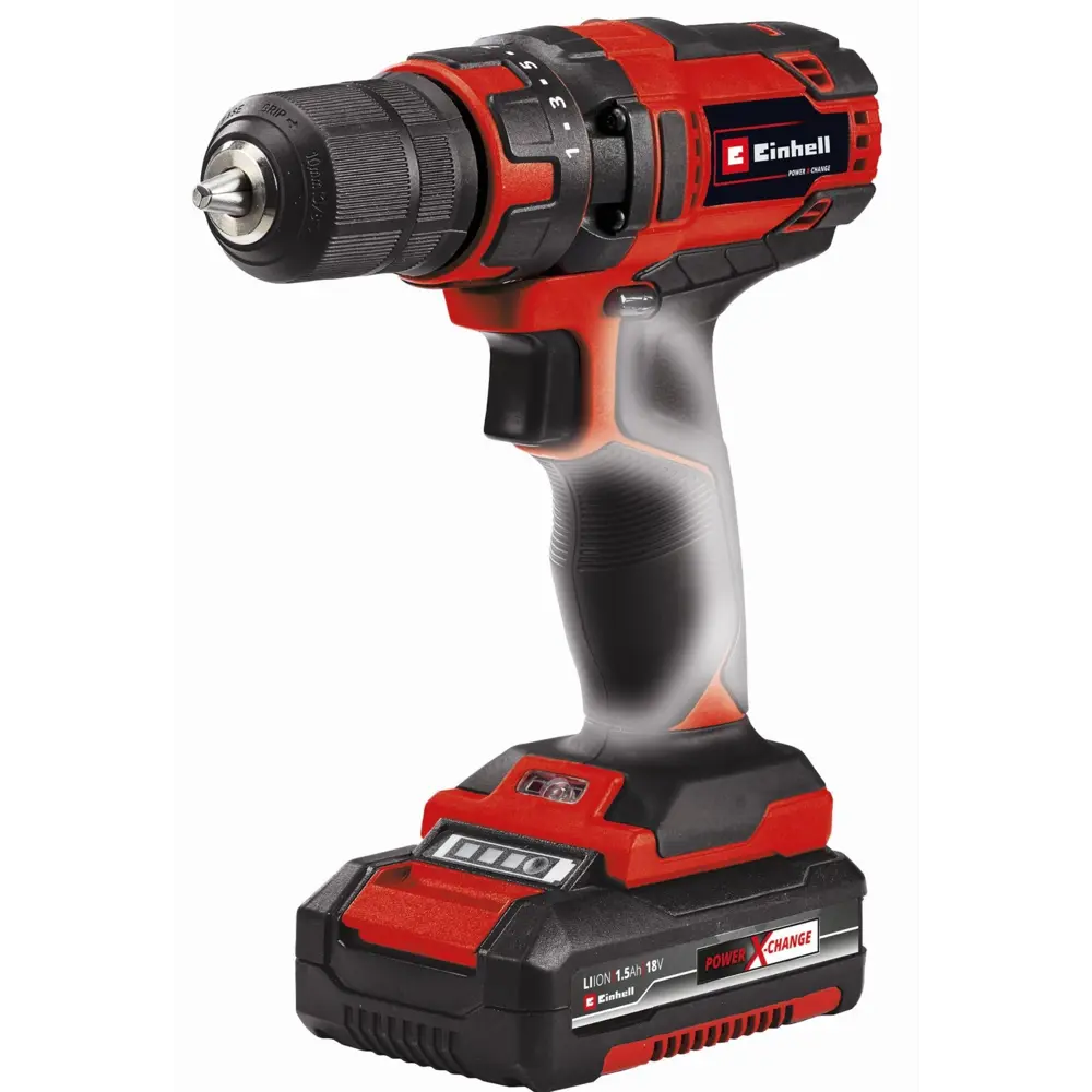 Дрель-шуруповерт аккумуляторная Einhell TC-CD 18/35 LI, 18 В Li-ion 1x1.5 Ач STLM-2203793