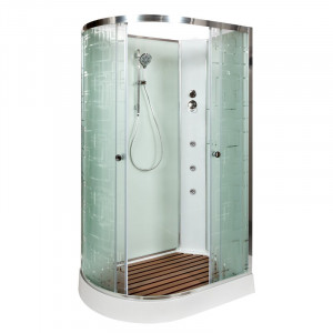 ЕМ4512 R LED с гм. Душевая кабина DETO Серия EM