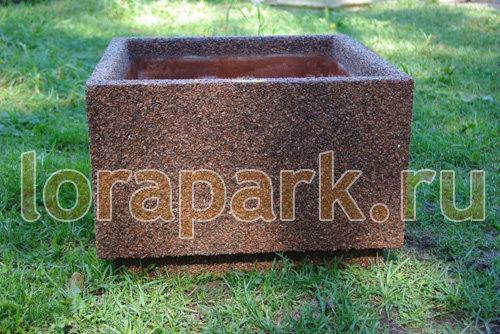 KV101-CB.DK КВАДРО 1, вазон бетонный LAB.Space  - Вид №1