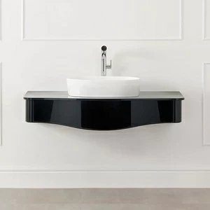 Тумба подвесная Lavello 114 Volo Glass LAVVG-N-114-BK