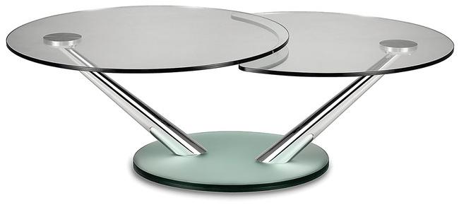 NAOS Раздвижной круглый журнальный столик из хрусталя sun-id-1373915 - Вид №1