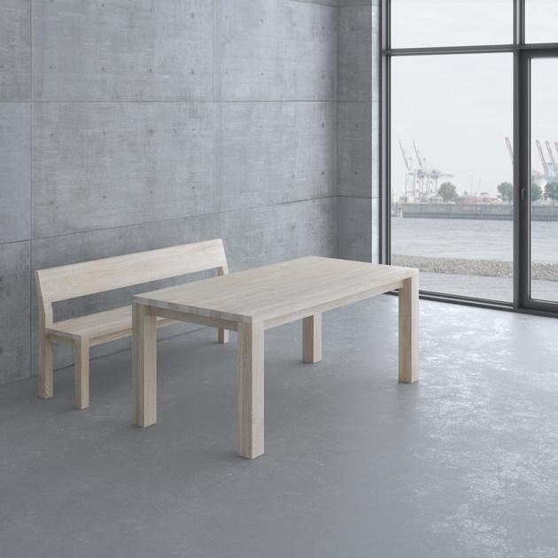 Vitamin Design Скамья из массива дерева со спинкой Cubus sun-id-1425544 - Вид №3