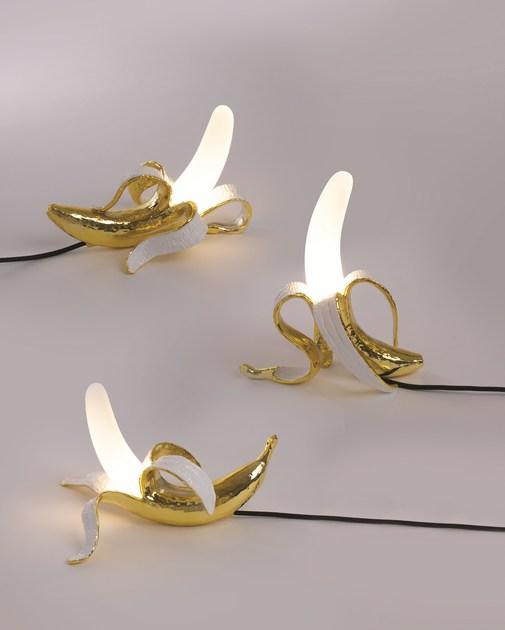 Seletti Настольная лампа из стекла и смолы Banana lamp sun-id-1403585 - Вид №4