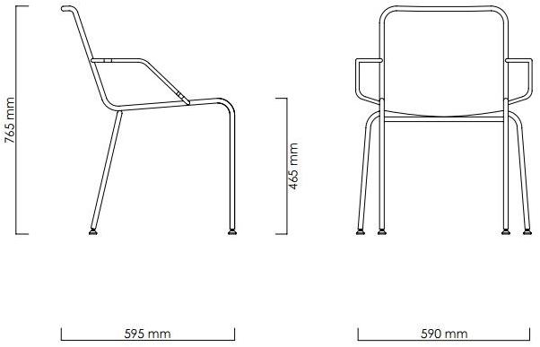 Coro Садовый стул с подлокотниками Jubeae sun-id-1352864 - Вид №3