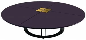 Garbarino Низкий лакированный журнальный столик Aureola Aur cf2 c