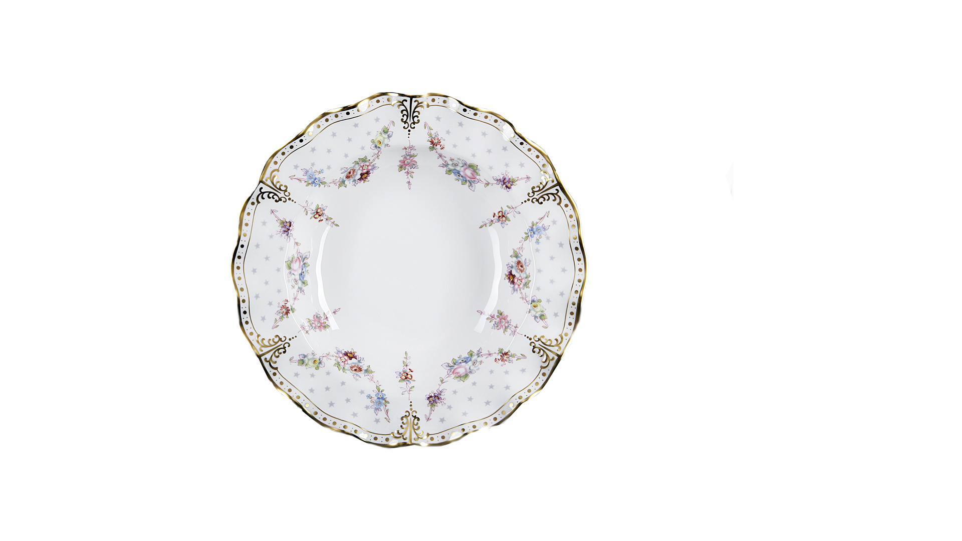 10676169 Royal Crown Derby Сервиз столовый Royal Crown Derby Роял Антуанетта на 6 персон 22 предмета, фарфор Фарфор костяной  - Вид №5