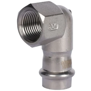 Угол переходной Rommer 1/2"x18 мм ВПр-ВР нержавеющая сталь