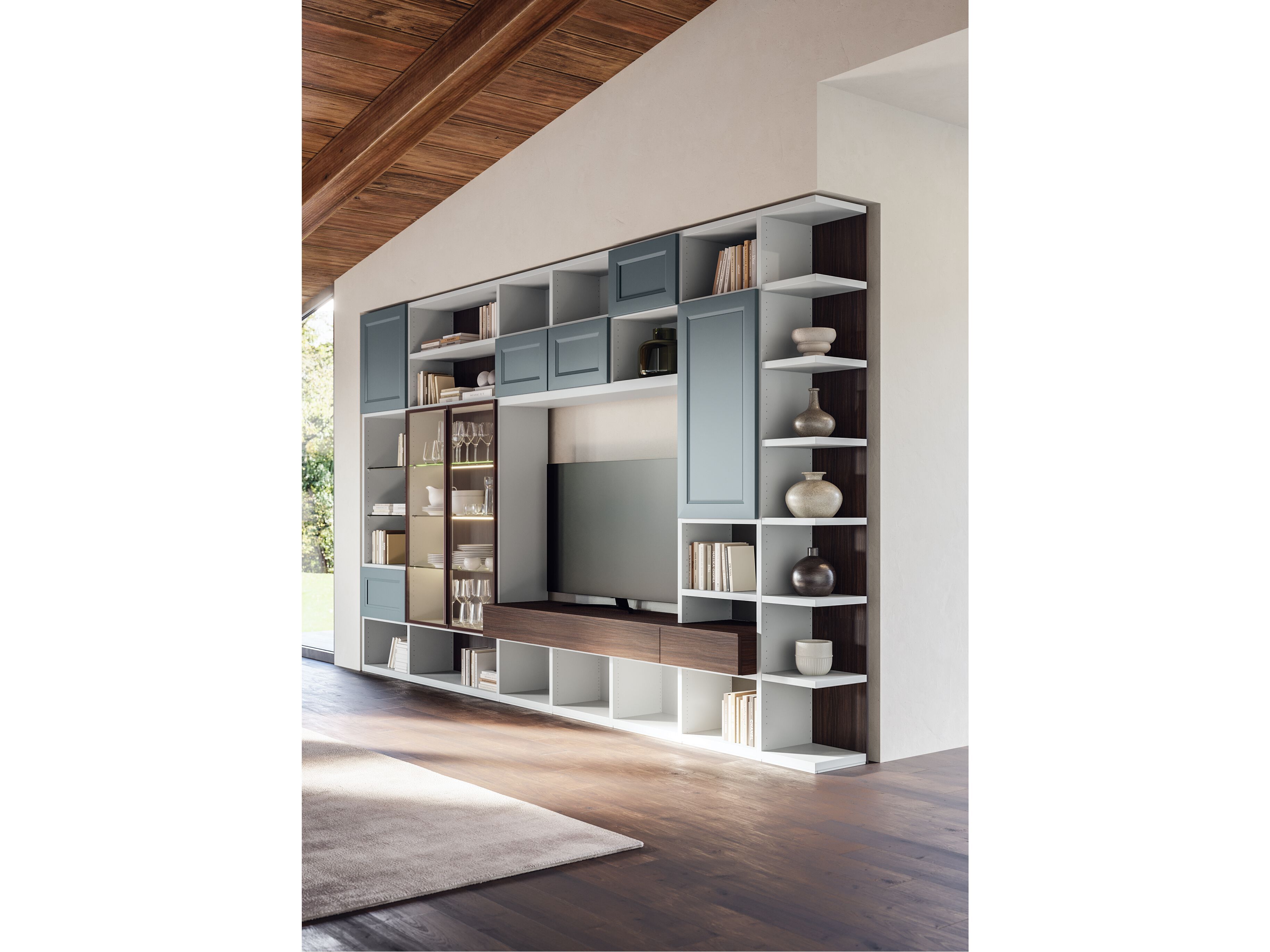 Оборудованная стена Giessegi день за днем ARCH-00077867 - Вид №1