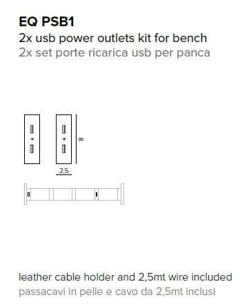 Многоуровневая скамья с USB-разъемом True Design E-QUO ARCH-00047025 - Вид №17
