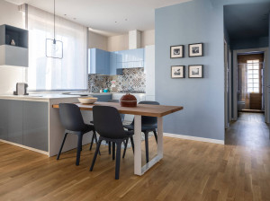 Предварительно обработанный плавающий паркет из фанеры