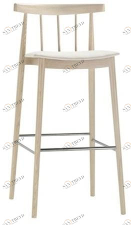 Andreu World Табурет из бука со встроенной подушкой и подставкой для ног Smile Bq0328-bq0347