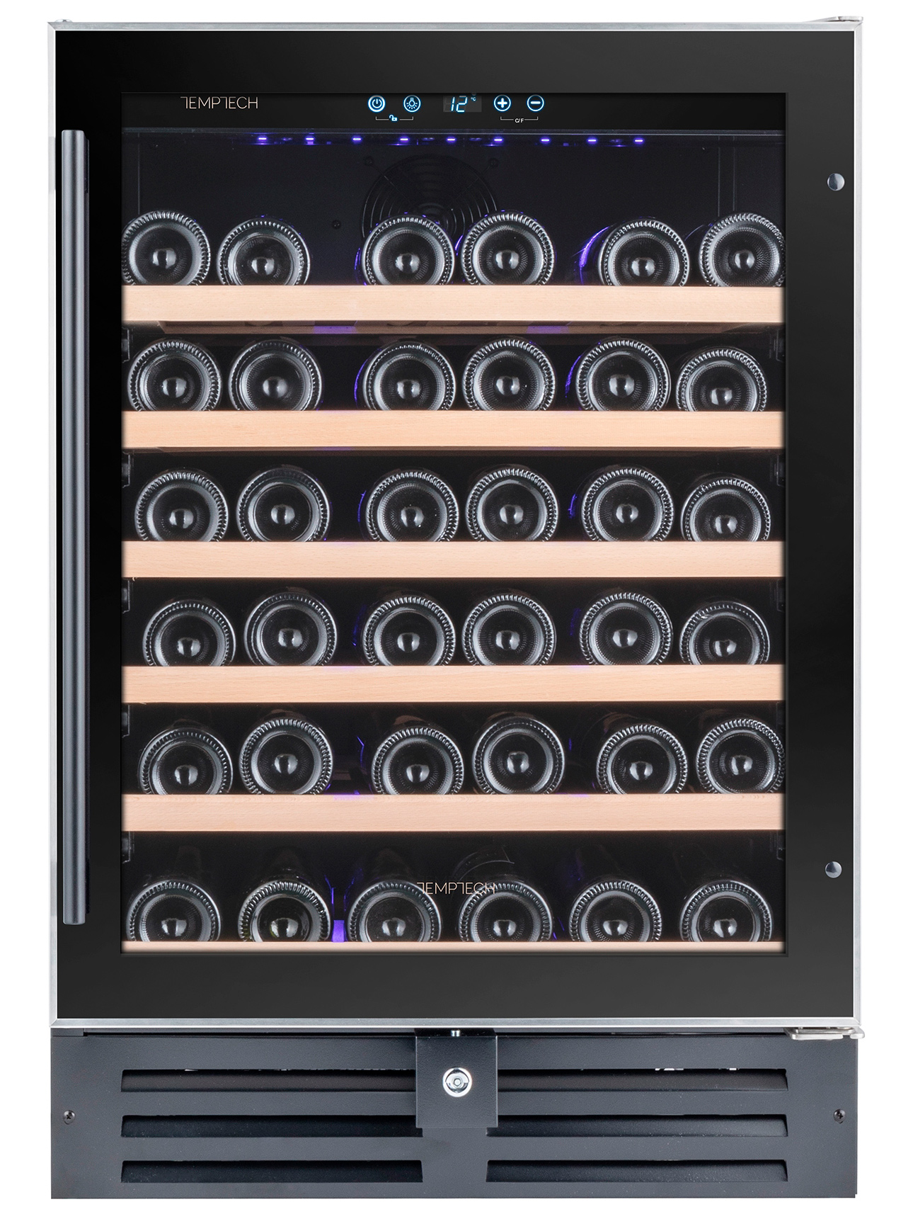 5360099 Винный шкаф Temptech WPQ60SCB серебристый, черный STDN-0024964 - Вид №2