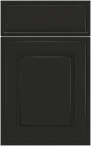 Фасады для кухни Классика Фрезеровка «Бостон» Черный грифельный №300