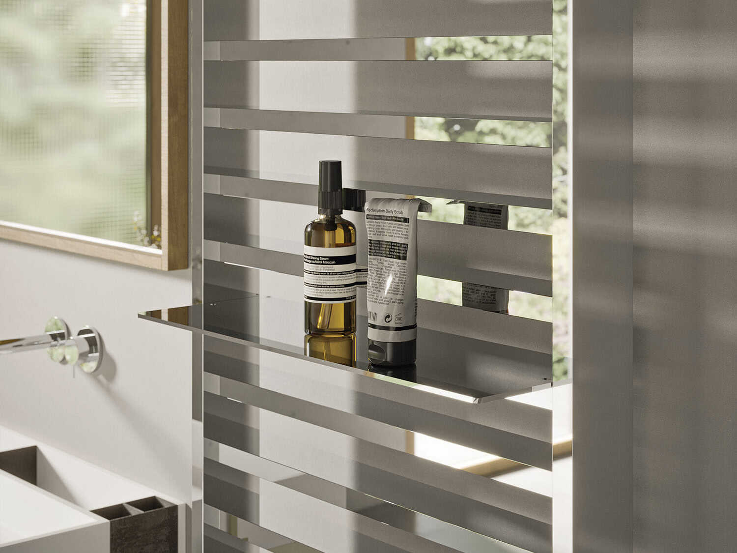 Мебельный радиатор с хромированной отделкой Irsap ARCH-00068368