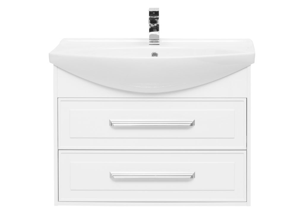 Тумба с раковиной Aquanet Остин 85 белый 0020391800175448 - Вид №2