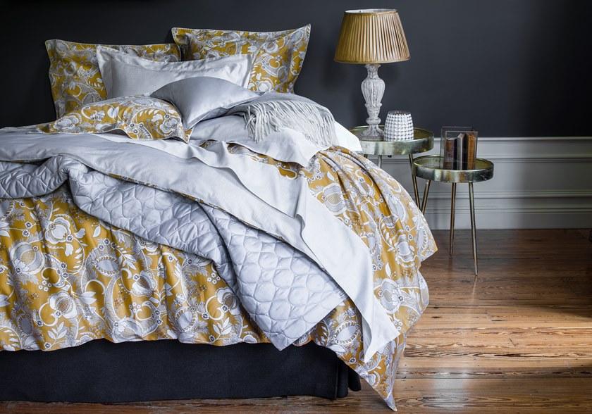 Alexandre Turpault Двусторонние хлопковые простыни с дамасским принтом Mogador sun-id-1449685 - Вид №1