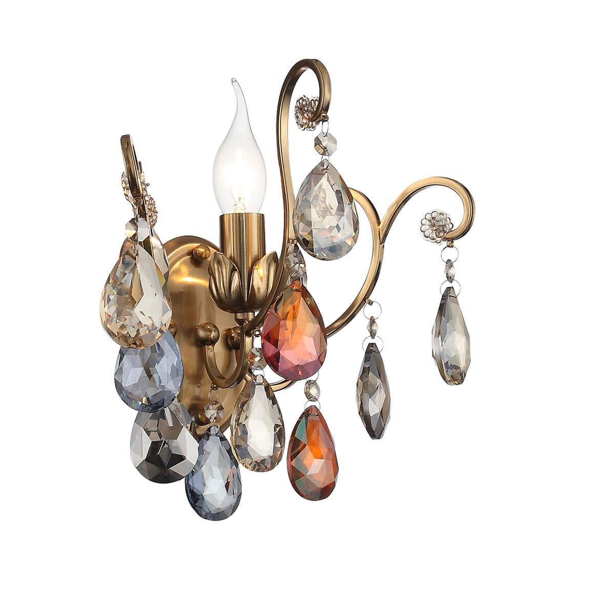 Бра хрустальное янтарное Vianeta SL421.301.01 ST LUCE VIANETA 00-3930114 Золото;оранжевый;прозрачный  - Вид №3