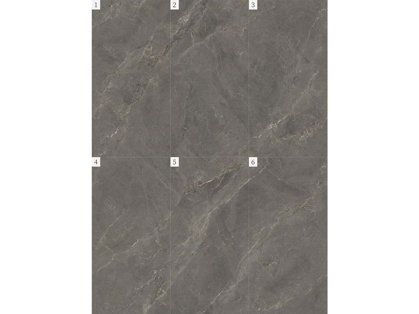 Мраморный пол / покрытие GANI MARBLE TILES GRIGIO SOVERALA ARCH-00105637 - Вид №2