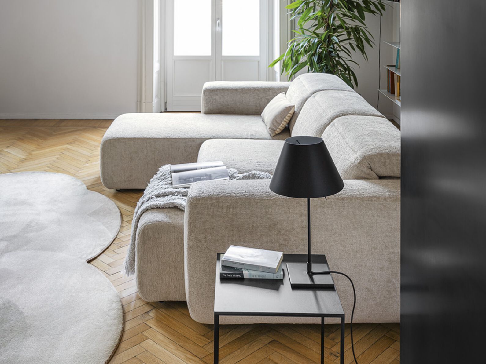 Модульный тканевый диван с полуостровом Calligaris PANDORA ARCH-00085372 - Вид №2