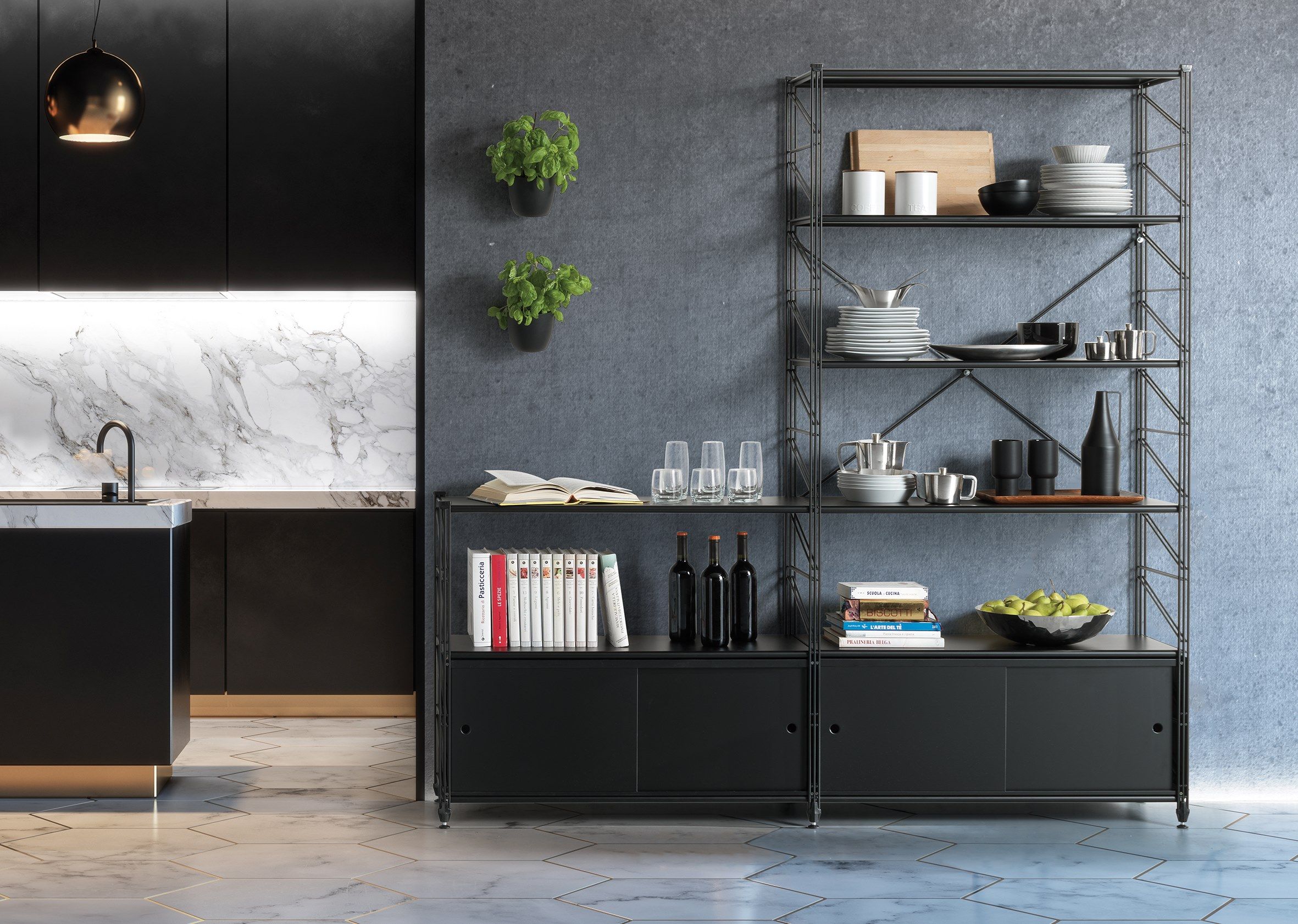 Секционная библиотека Caimi Brevetti Сократ ARCH-00043738 - Вид №16