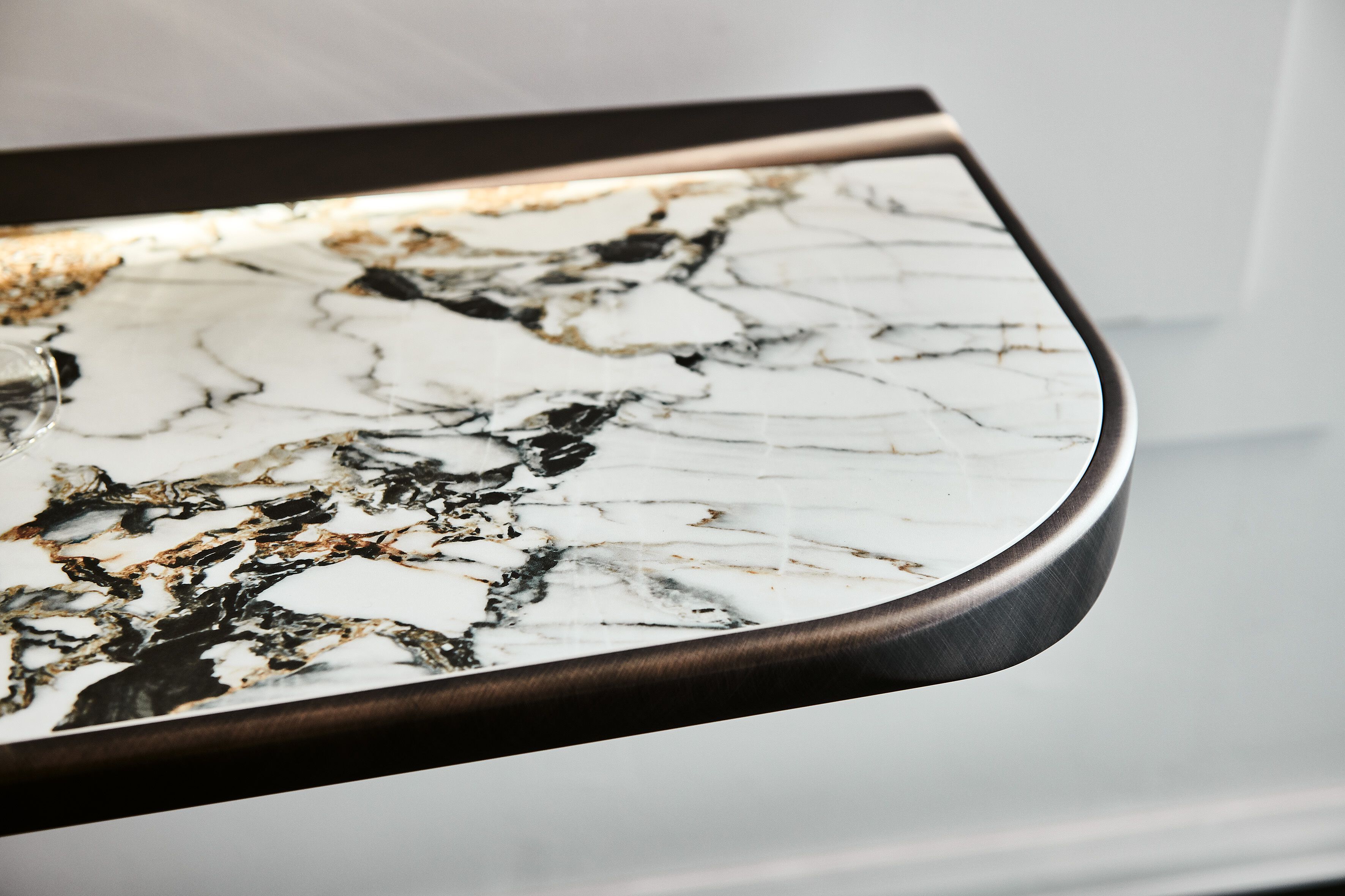 Керамическая консоль полумесяца Cattelan italia TERMINAL KERAMIK PREMIUM ARCH-00037664 - Вид №5