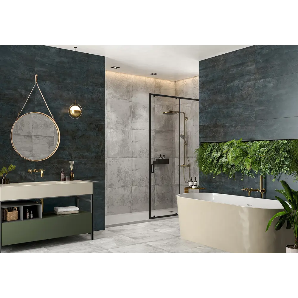 Керамогранит ALMA CERAMICA Oxide черный 60×120 см с лаппатированной поверхностью 88916600 STLM-0946186 - Вид №5