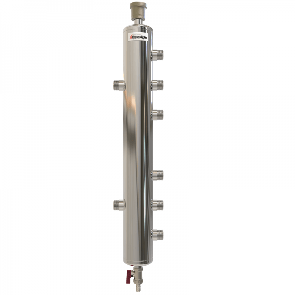 Купить Гидравлический разделитель 60 кВт, 3 контура Прокситерм GS253 - Вид №2