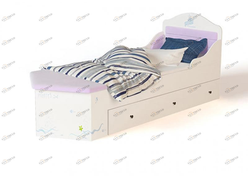 Кровать корабль ABC-KING Pirates (190*90) без ящика и носа - NEW 4631147958259