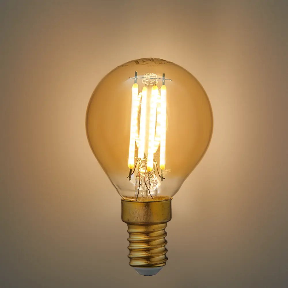 Лампа светодиодная Osram филаментная E14 220-240 В 4 Вт/824 шар 410 Лм STLM-2109879 - Вид №3