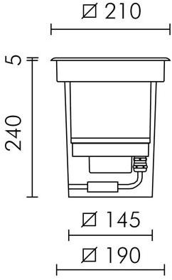 SIMES Светодиодный ступень из литого под давлением алюминия Zip sun-id-1474467 - Вид №18