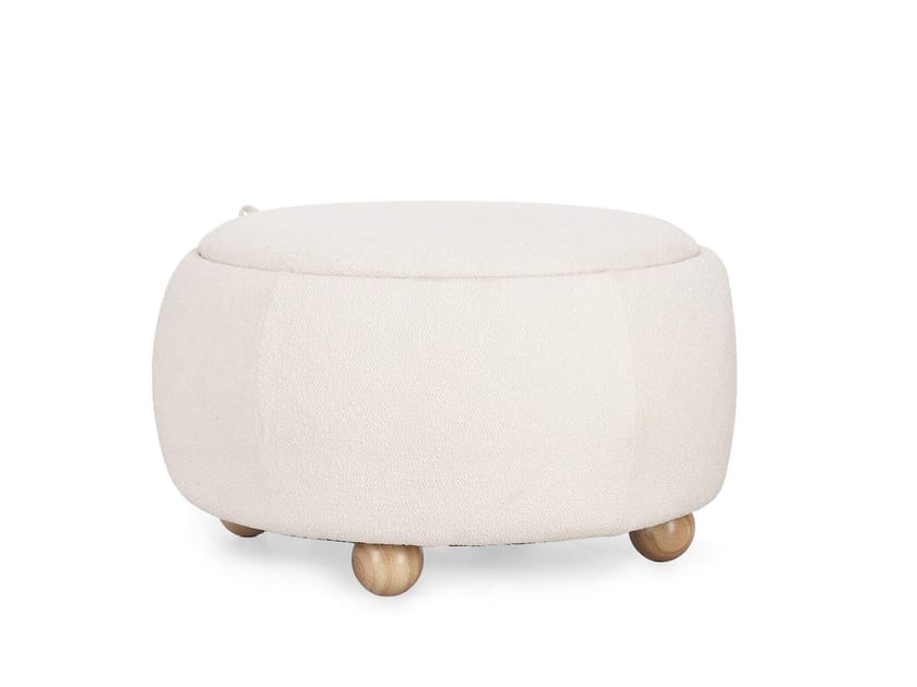 Круглый пуф из ткани BIZZOTTO IRISHA ARCH-00023286