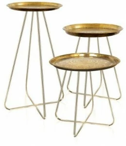 Mineheart Круглый журнальный столик из металла