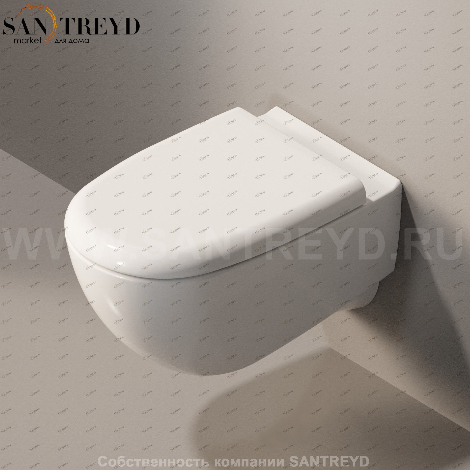 5085G9016 Подвесной унитаз настенный Белый Ceramica Flaminia Spin Италия