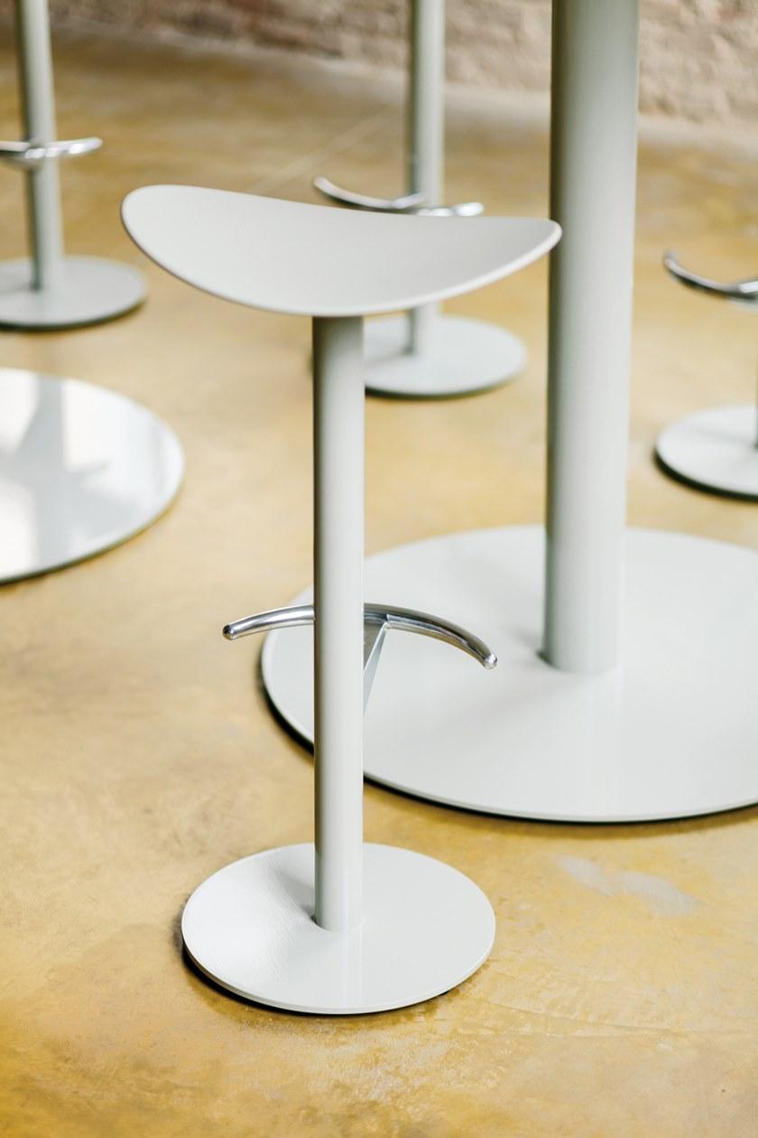 ENEA Высокий табурет из стали и сиденья из полипропилена Coma sun-id-1413337 - Вид №7